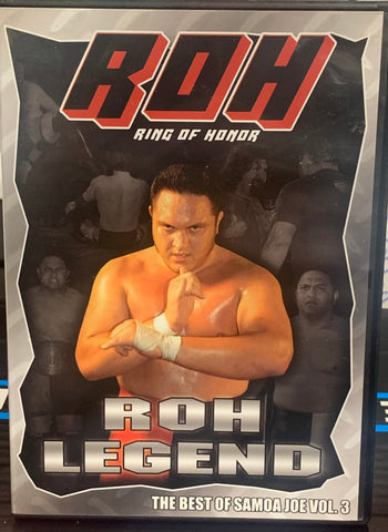 ROH Ring of Honor DVD “ROH Legend, Best of Samoa Joe Vol. 3”