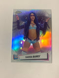 Sasha Banks 2021 WWE Topps Chrome REFRACTOR Card