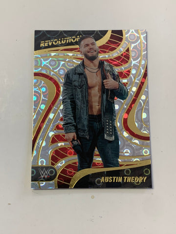 Austin Theory 2023 WWE Revolution GROOVE Parallel Card