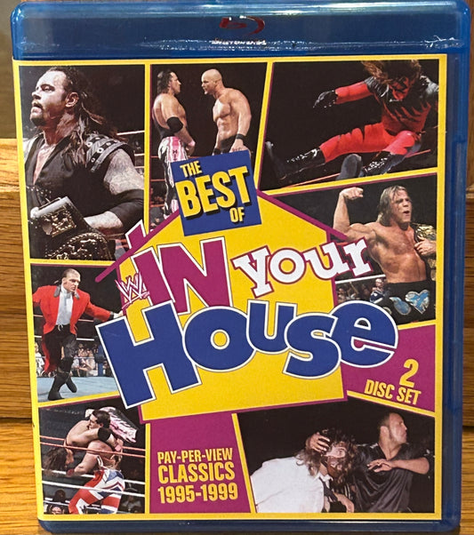 WWE The Best of In Your House Blue-ray (2-Disk set) Undertaker, Bret, Austin, Kane & so much more