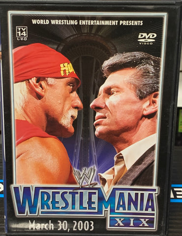 WWE DVD “Wrestlemania 19” (2-Disc Set) (Hulk Hogan, Brock Lesnar, Tve Rock, Stone Cold Steve Austin & so much more)