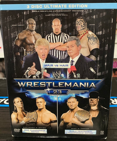 WWE DVD “Wrestlemania 23” (3-Disc Set) (Cena, HBK, Batista, Undertaker & so much more)