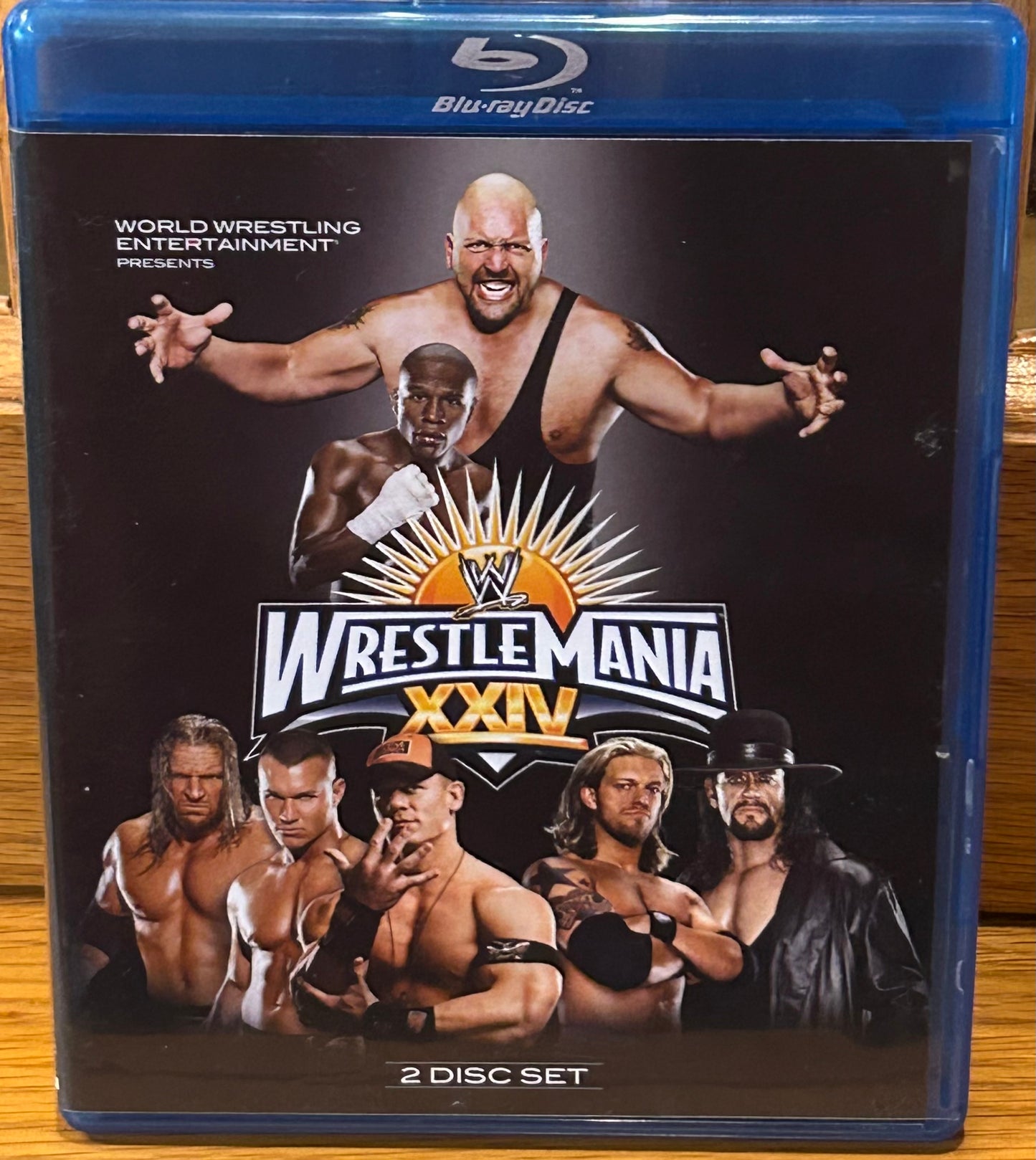 WWE Wrestlemania 24 Blue-ray (2-Disc Set) Cena, Edge, Orton, Undertaker, triple H & so many more)