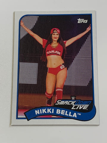 Nikki Bella 2018 WWE Topps Heritage Card!!! Bella Twins