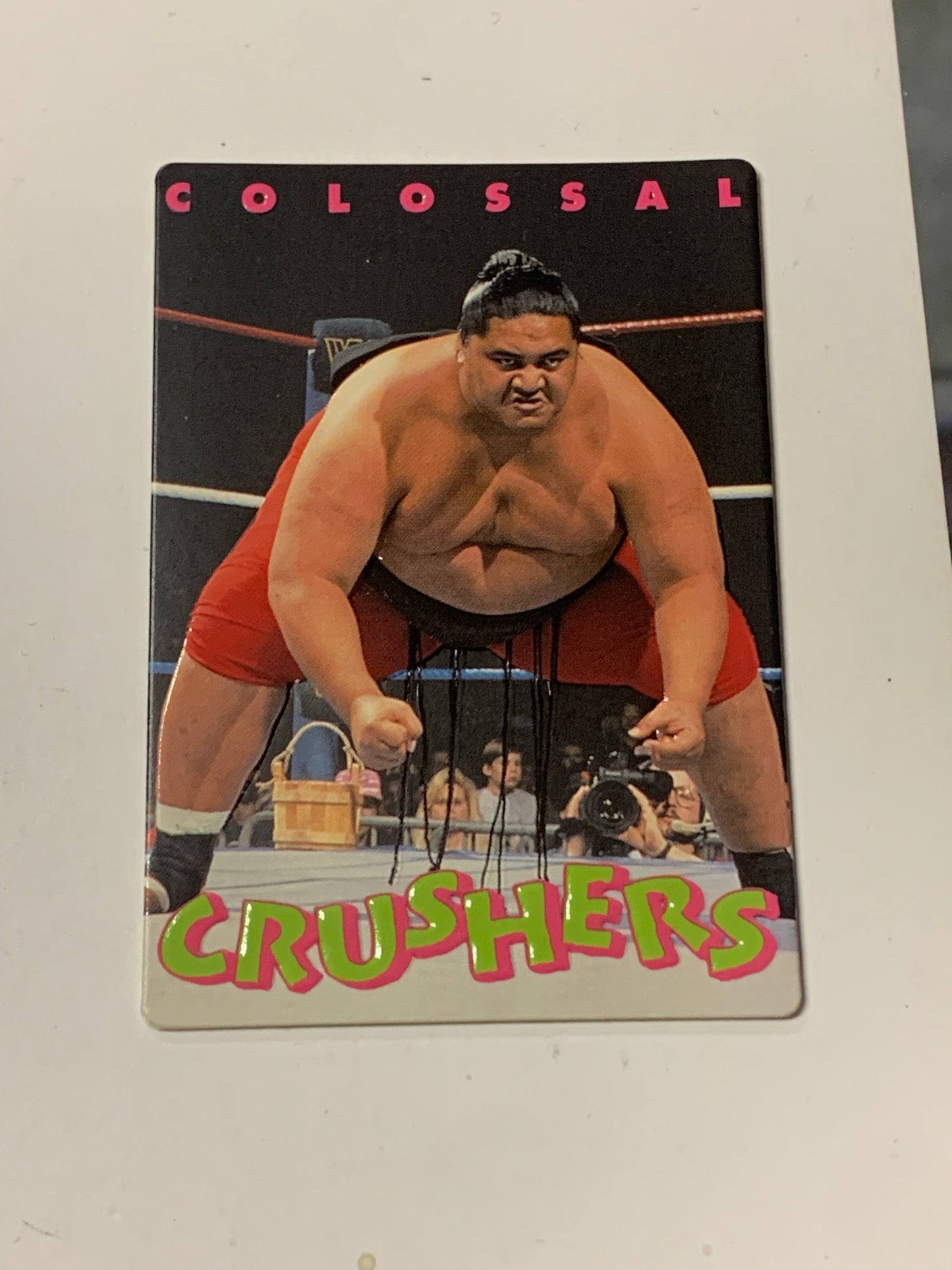 Yokozuna 1994 WWF WWE Action Packed Card