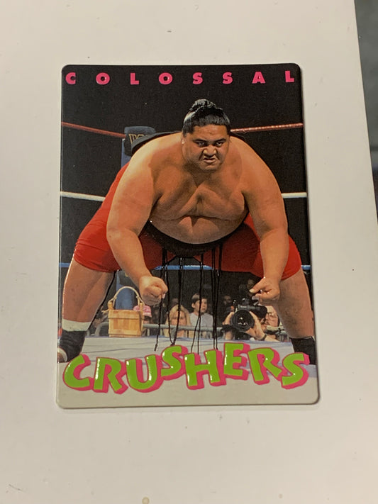 Yokozuna 1994 WWF WWE Action Packed Card
