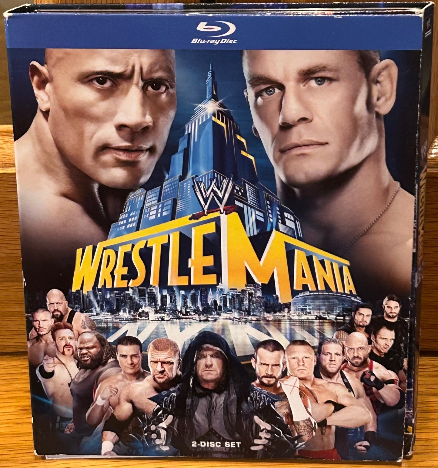 WWE Wrestlemania 29 Blue-ray (2-Disc Set) The Rock, Cena, CM Punk & so many more