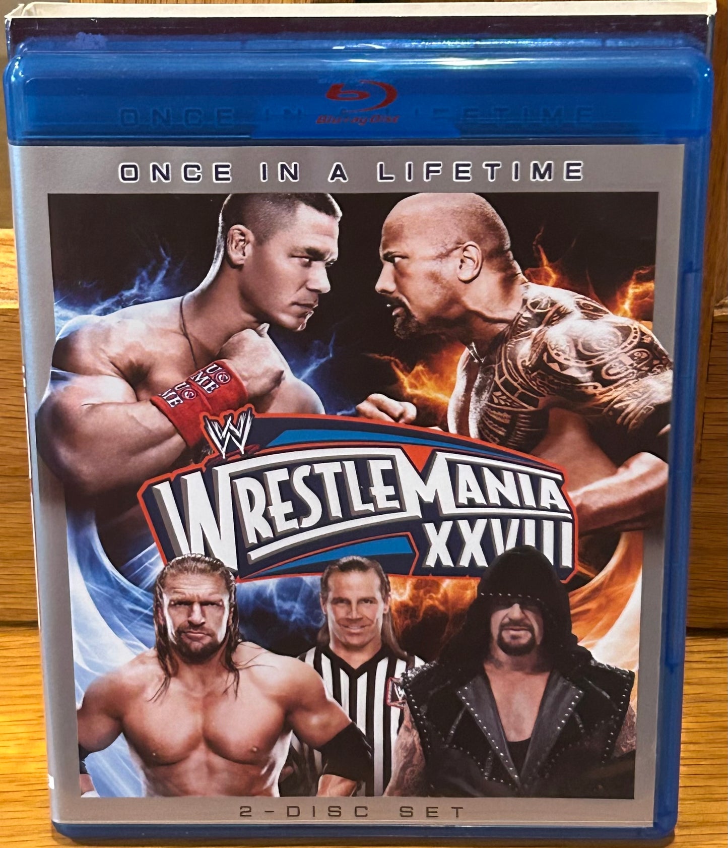 WWE Wrestlemania 28 Blue-ray (2-Disc Set) The Rock, Cena, Undertaker & so many more