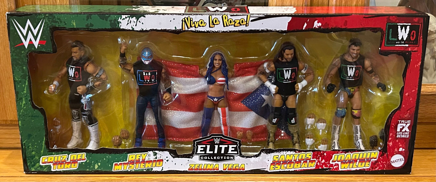 WWE LWO Mattel Elite Exclusive 5-pack Action Figures (Sealed & Brand New)
