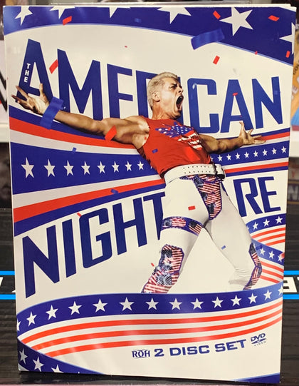 ROH DVD “American Nightmare, Cody Rhodes” (2-Disc Set) (Will Ospreay, Suzuki, Corino & so much more)
