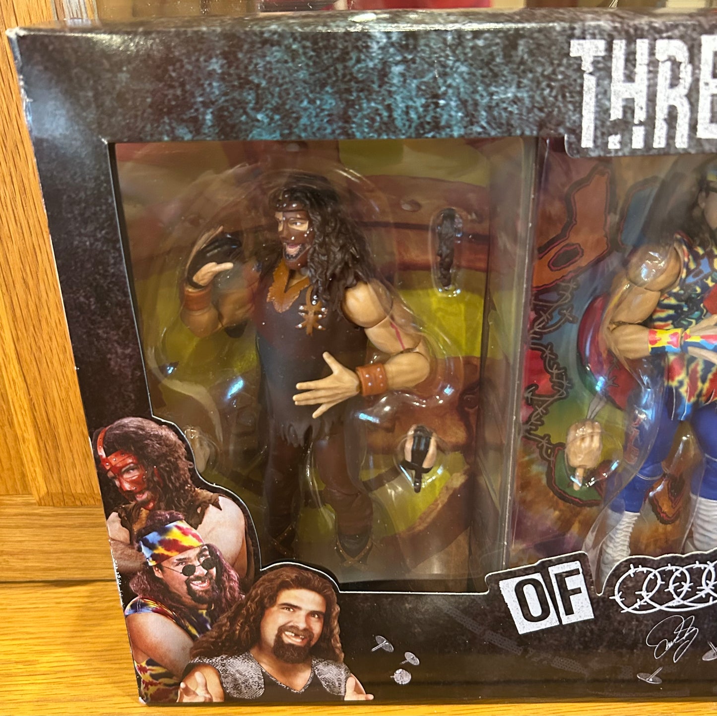 Three Faces of Mick Foley WWE Elite Action Figures (Sealed, Brand New)