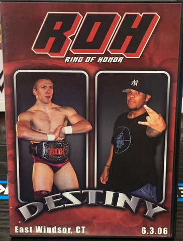 ROH Ring of Honor DVD “Destiny” 6/3/06 (Danielson, Homicide, Briscoes, Aries & so much more)