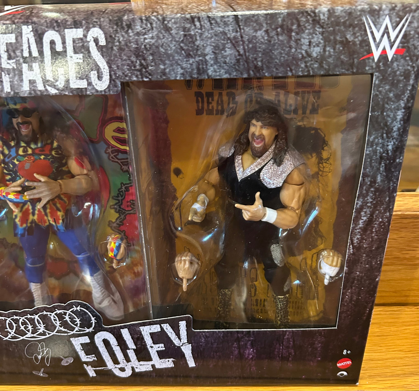 Three Faces of Mick Foley WWE Elite Action Figures (Sealed, Brand New)