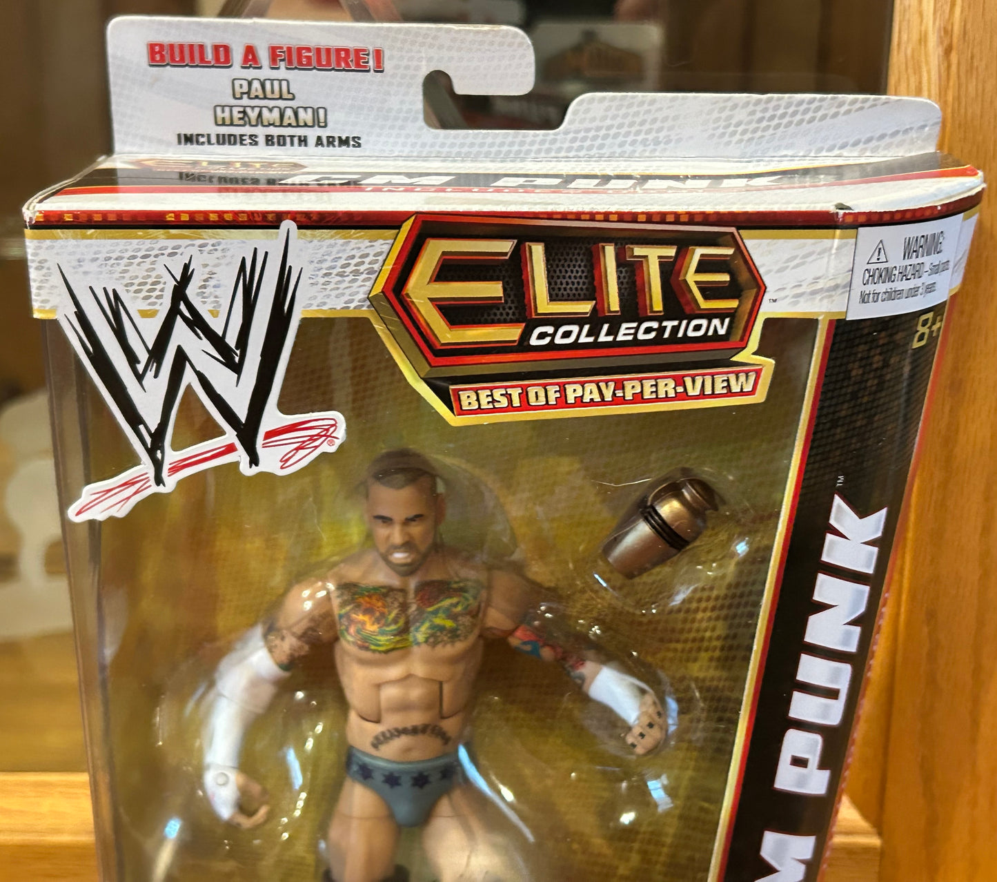 CM Punk WWE Wrestlemania Exclusive Elite Action Figure (Build Paul Heyman Arms)
