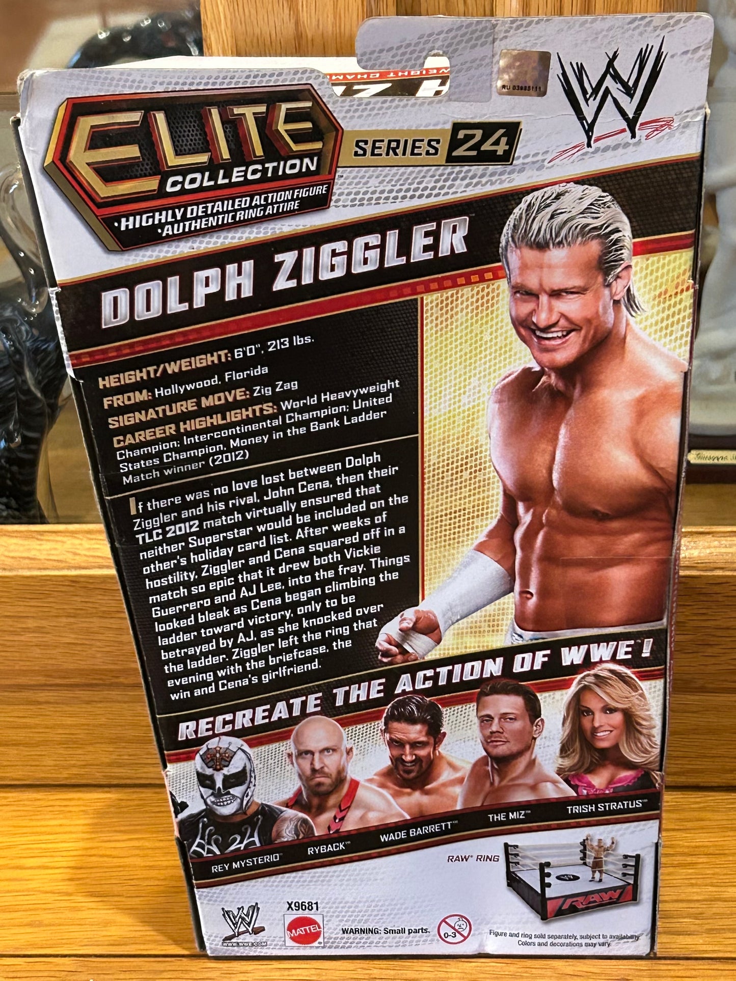 Dolph Ziggler WWE Elite Series 24 Action Figure (Very Hard To Find)
