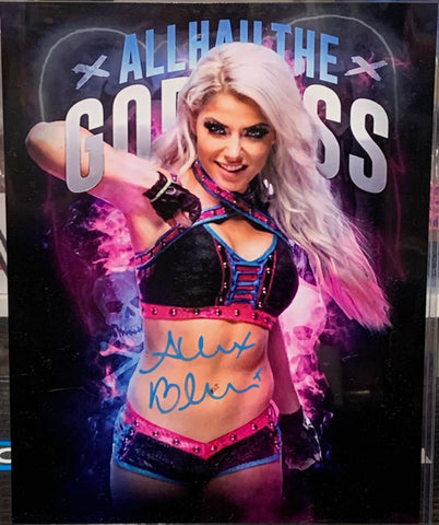 Alexa Bliss WWE Signed 8x10 Color Photo (Comes w/COA)