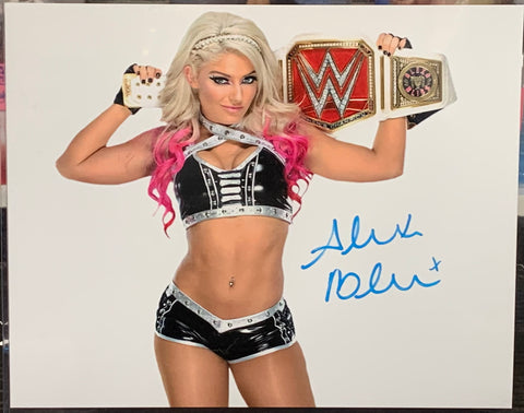 Alexa Bliss WWE Signed 8x10 Color Photo (Comes w/COA)