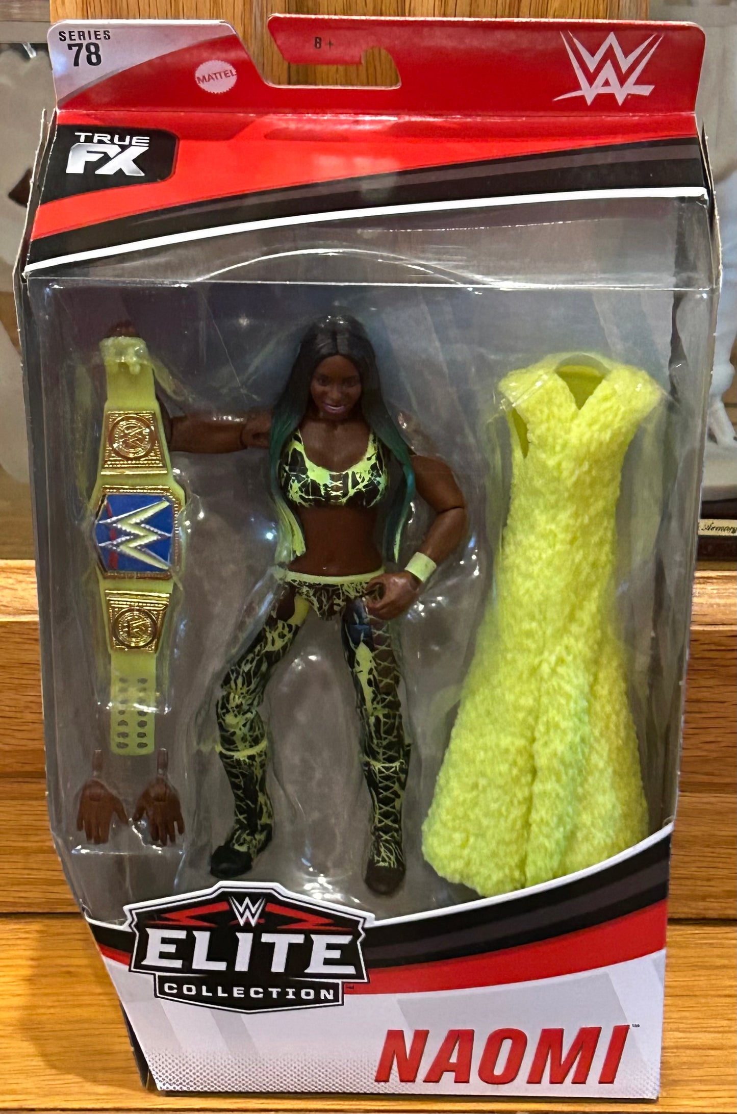 Naomi WWE Mattel Elite Series 78 Action Figure (Sealed, Never Opened)