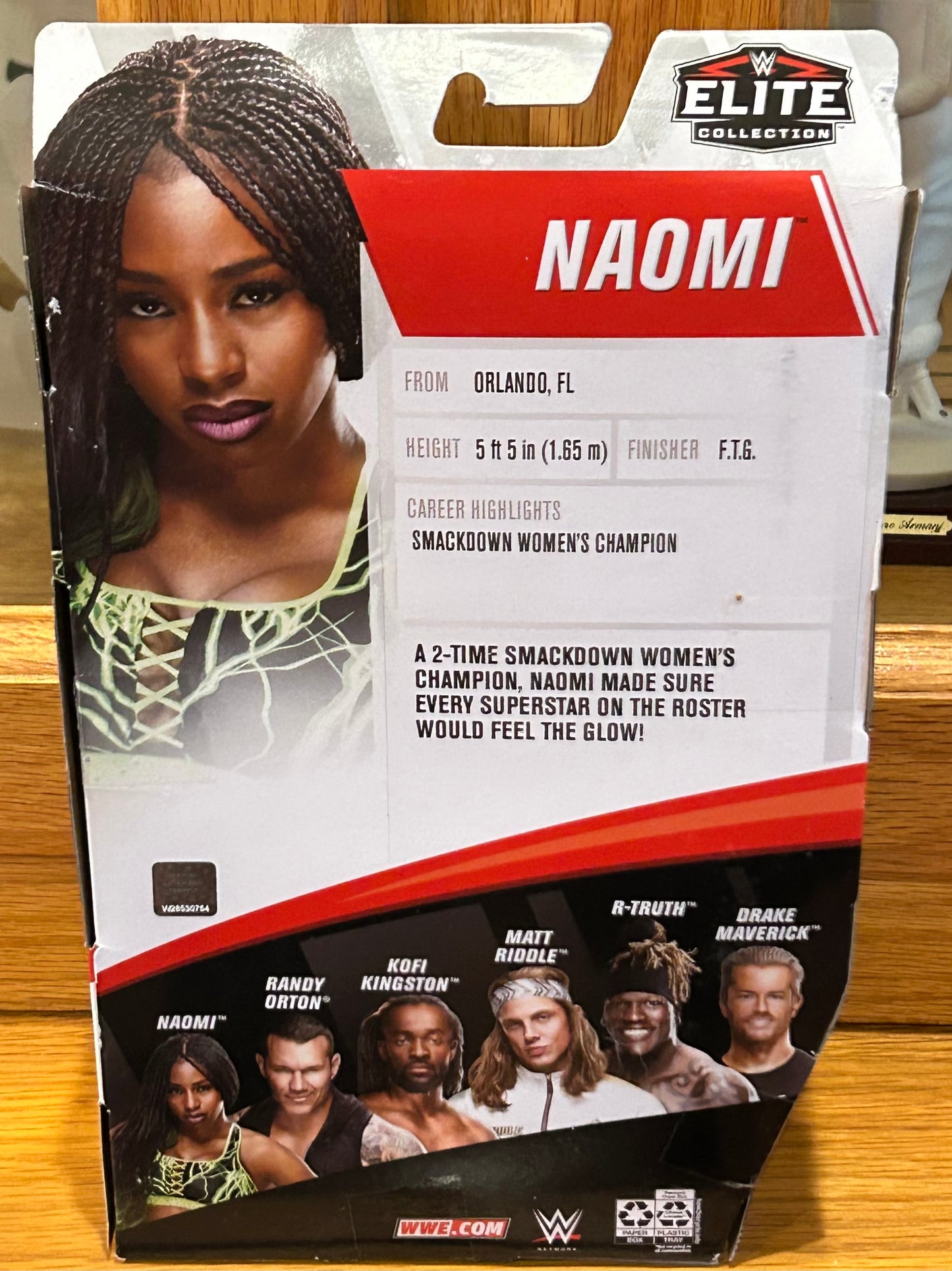 Naomi WWE Mattel Elite Series 78 Action Figure (Sealed, Never Opened)