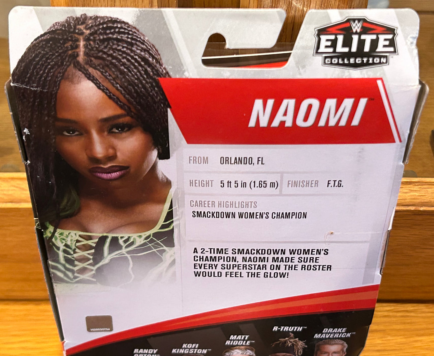Naomi WWE Mattel Elite Series 78 Action Figure (Sealed, Never Opened)