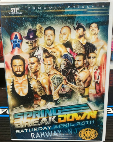 PWS Pro Wrestling Syndicate DVD “Spring Breakdown” 4/26/2014 (Eddie Kingston, Dan Maff, Lance Hoyt & so much more)