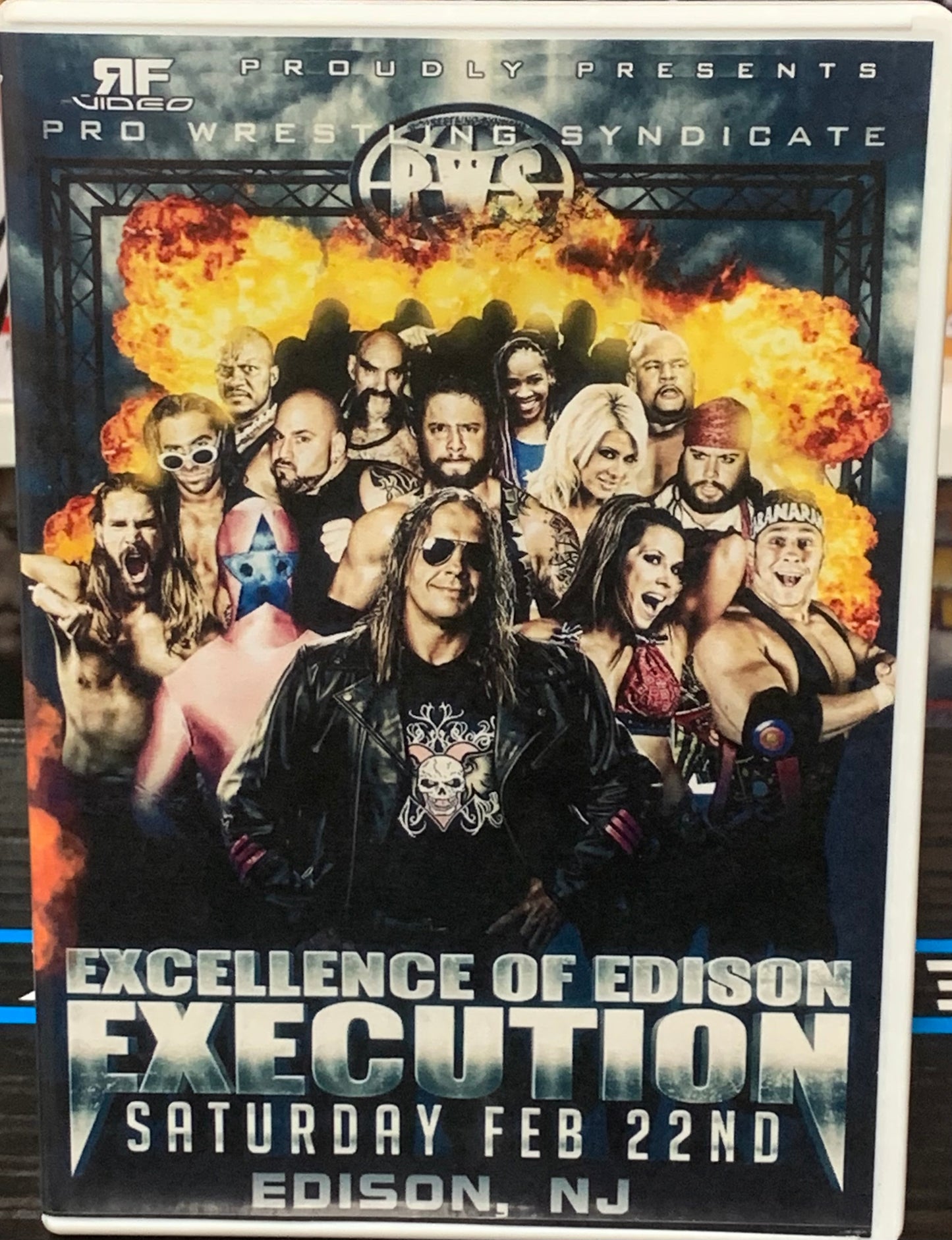 PWS Pro Wrestling Syndicate DVD “Excellence of Edison Execution” Bret “The Hitman” Hart!!!!