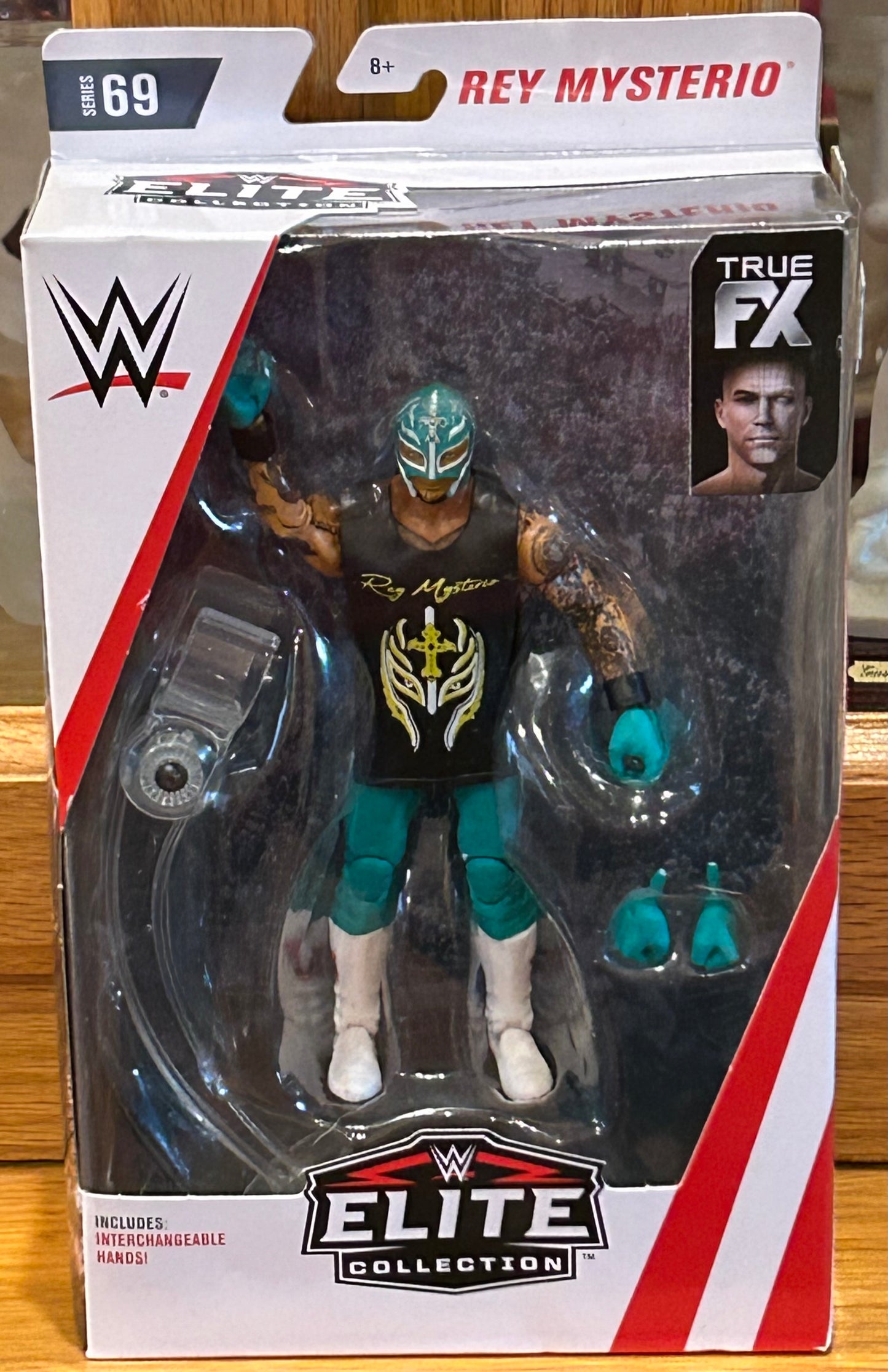 Rey Mysterio WWE Elite Series 69 Action Figure (Sealed, Never Opened)