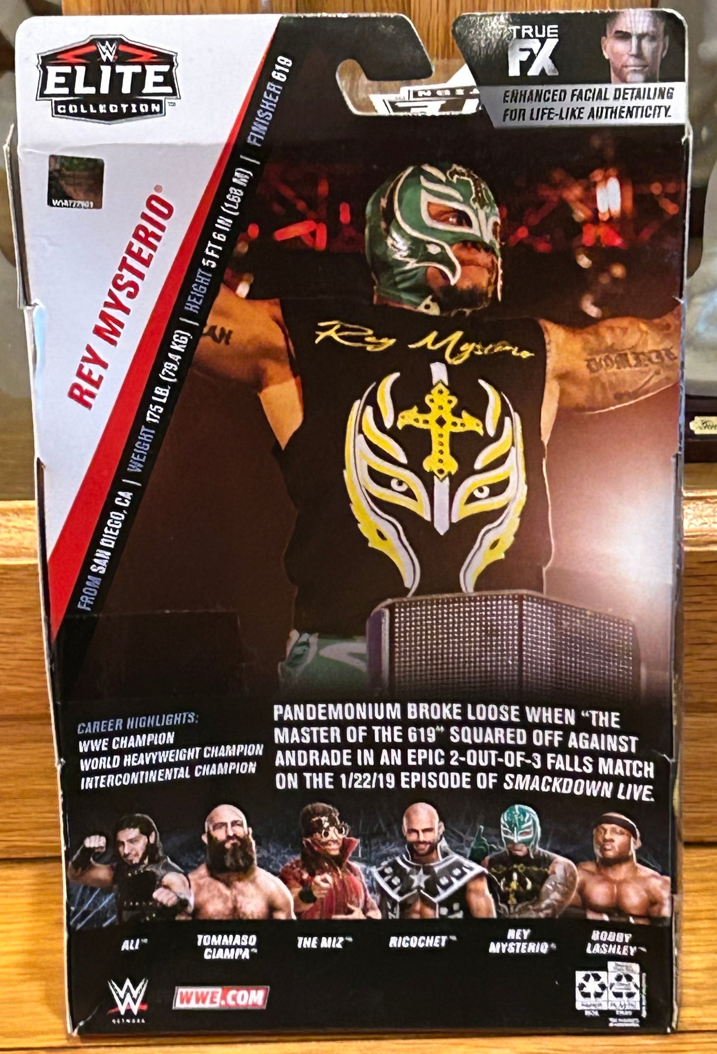 Rey Mysterio WWE Elite Series 69 Action Figure (Sealed, Never Opened)