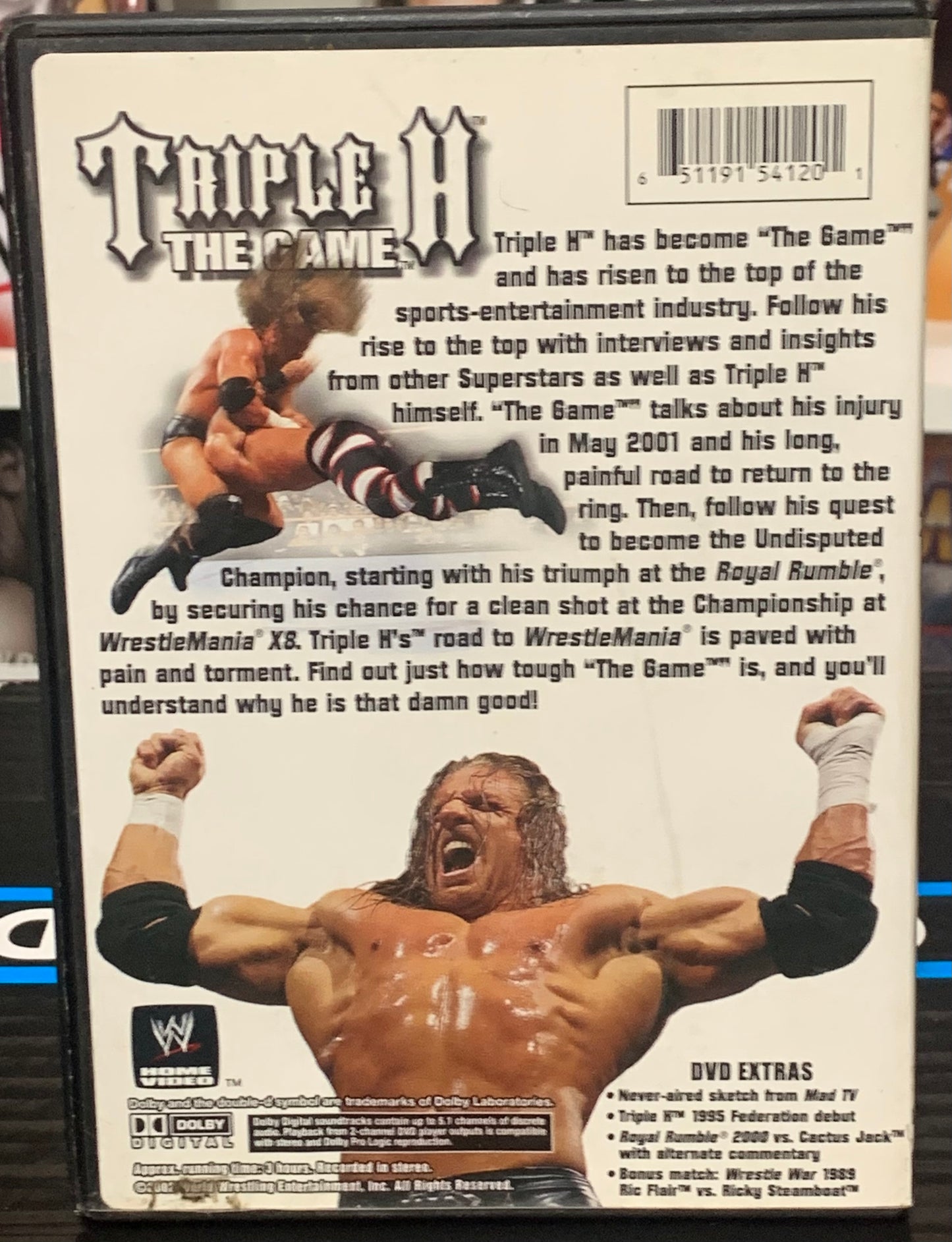 WWE DVD “Triple H, The Game” 2002….Out of Print, Hard To Find