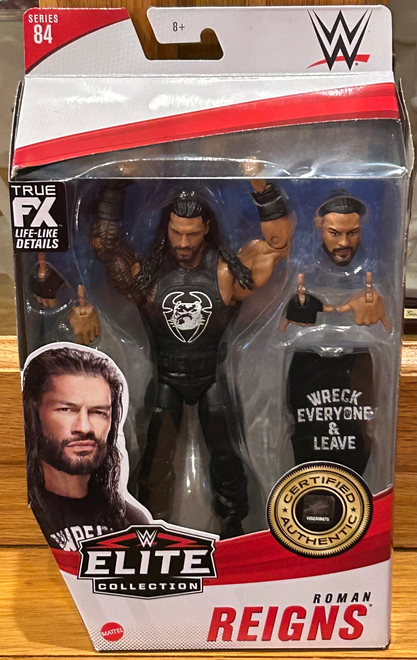 Roman Reigns WWE Mattel Elite Series 84 Action Figure (Sealed, Never Opened)