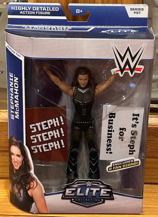 Stephanie McMahon WWE mattel Elite Series 37 Action E(Box opened but Figure is Complete)