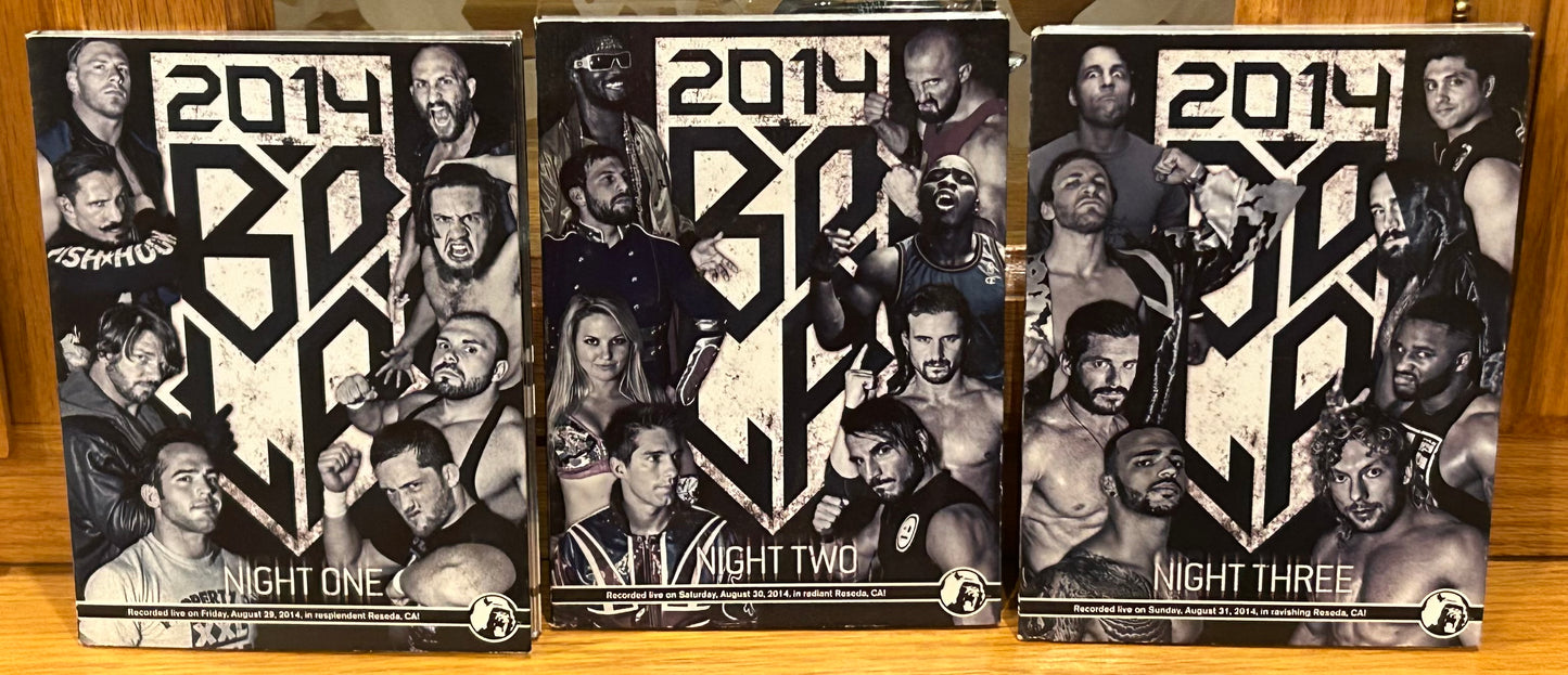 PWG BOLA 2014 DVD Complete Set (AJ Styles, Fish, Strong, Cole & so much more)