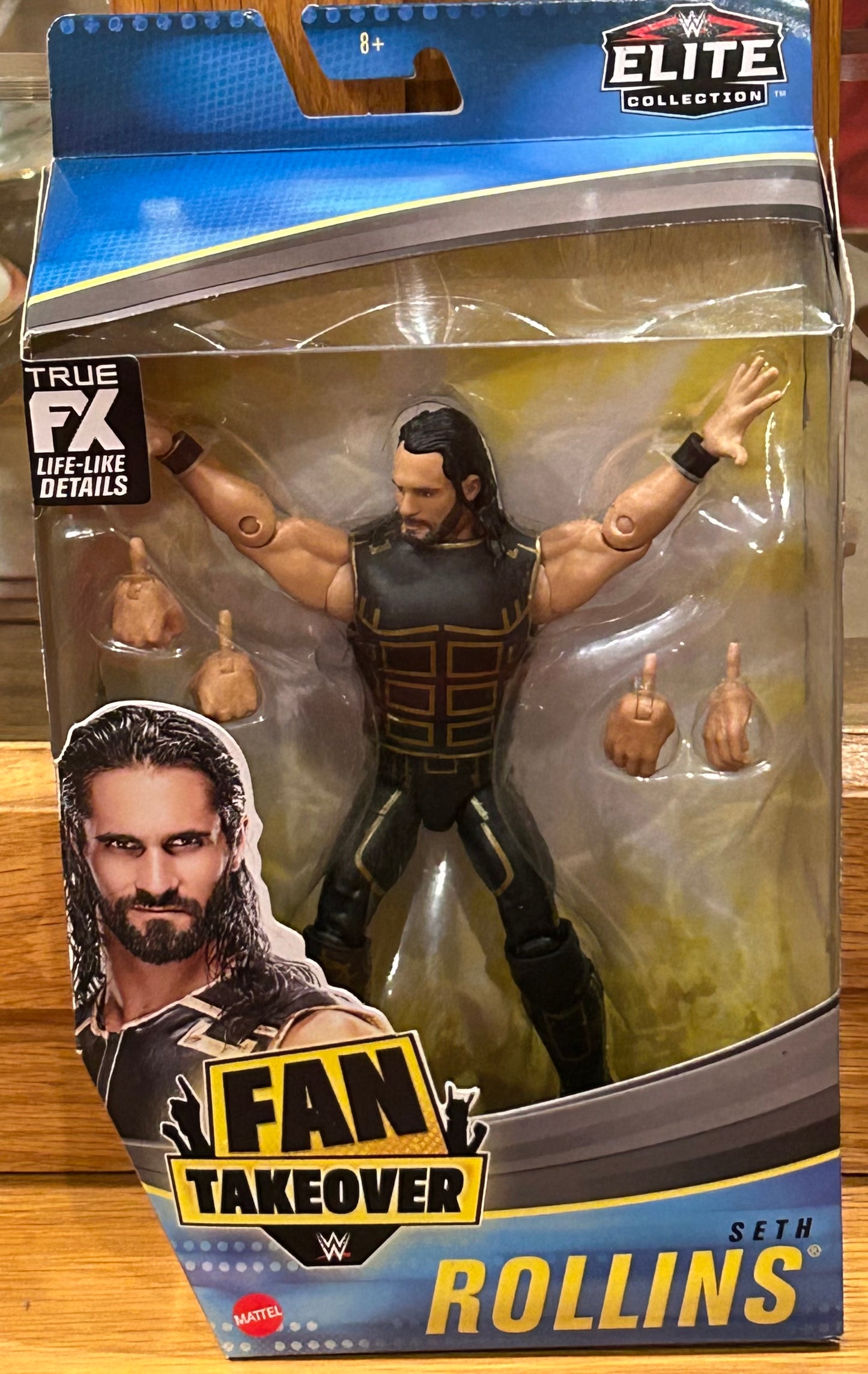 Seth Rollins WWE Fan Takeover Elite Action Figure (Sealed, Brand New)