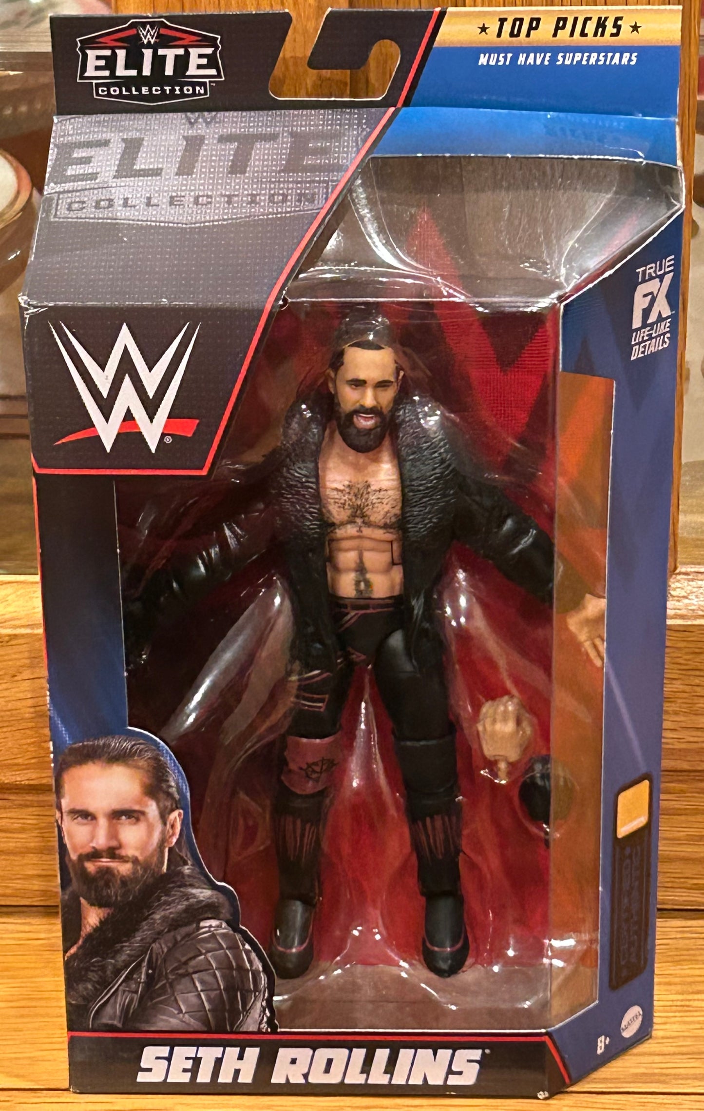 Seth Rollins WWE Mattel Top Picks Elite Action Figure (Sealed, Brand New)