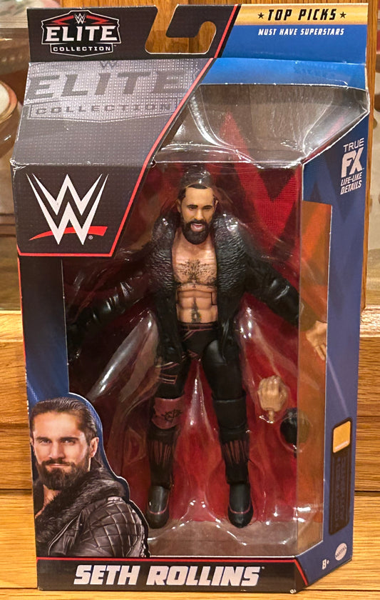 Seth Rollins WWE Mattel Top Picks Elite Action Figure (Sealed, Brand New)