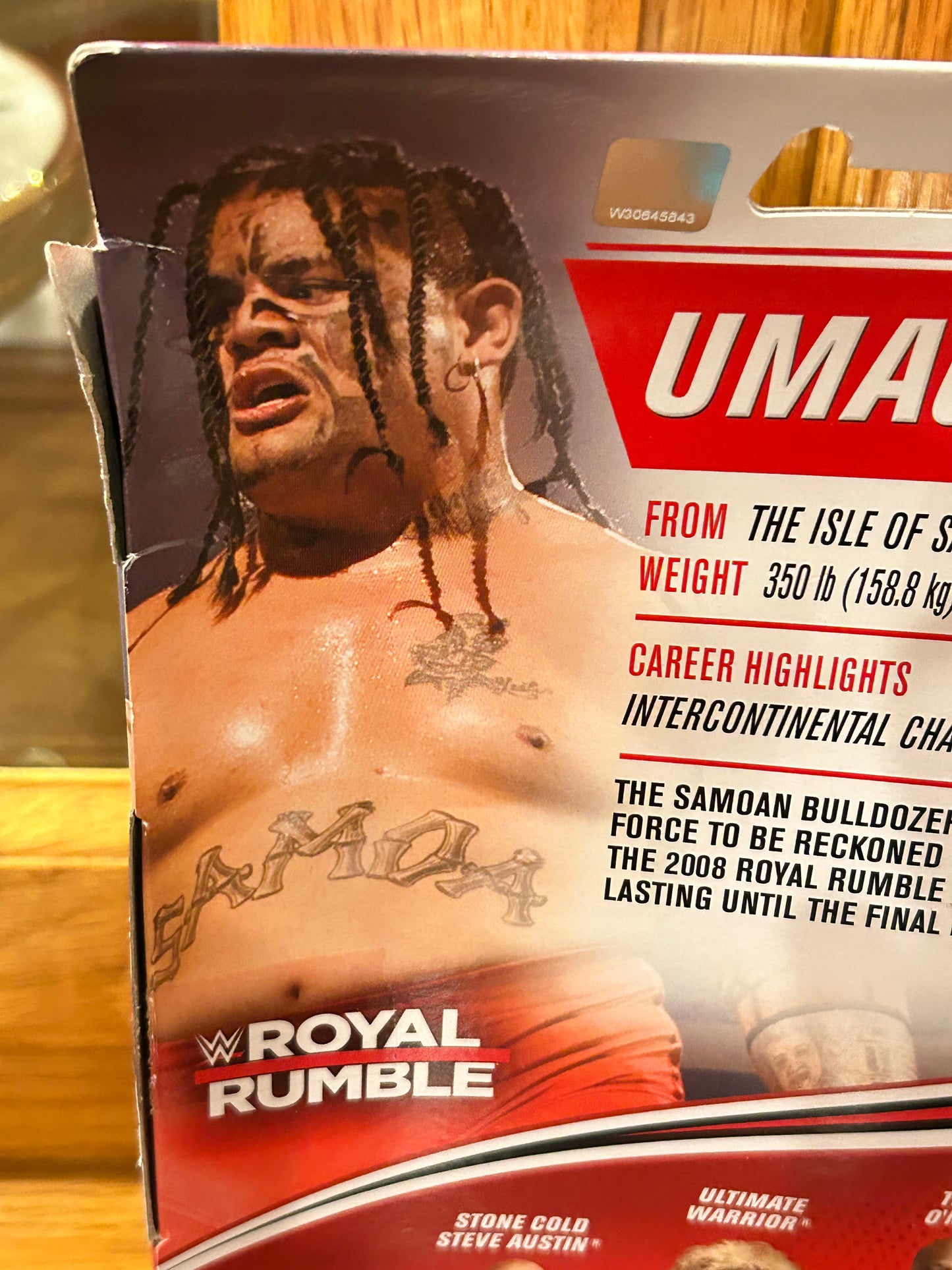 Umaga WWE Mattel Royal Rumble Elite Action Figure