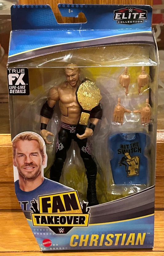 Christian WWE Mattel Fan Takeover Elite Action Figure (Sealed, Brand New)