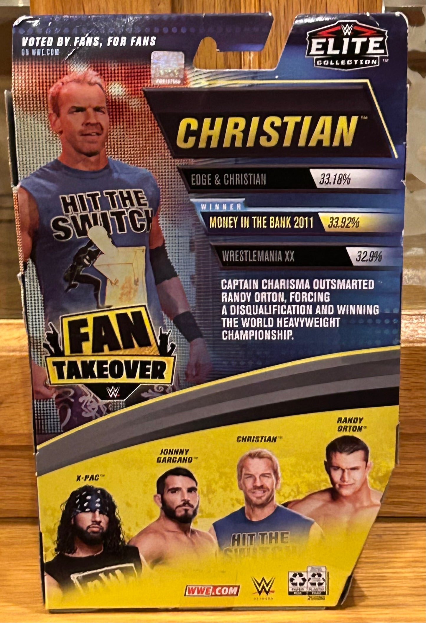 Christian WWE Mattel Fan Takeover Elite Action Figure (Sealed, Brand New)