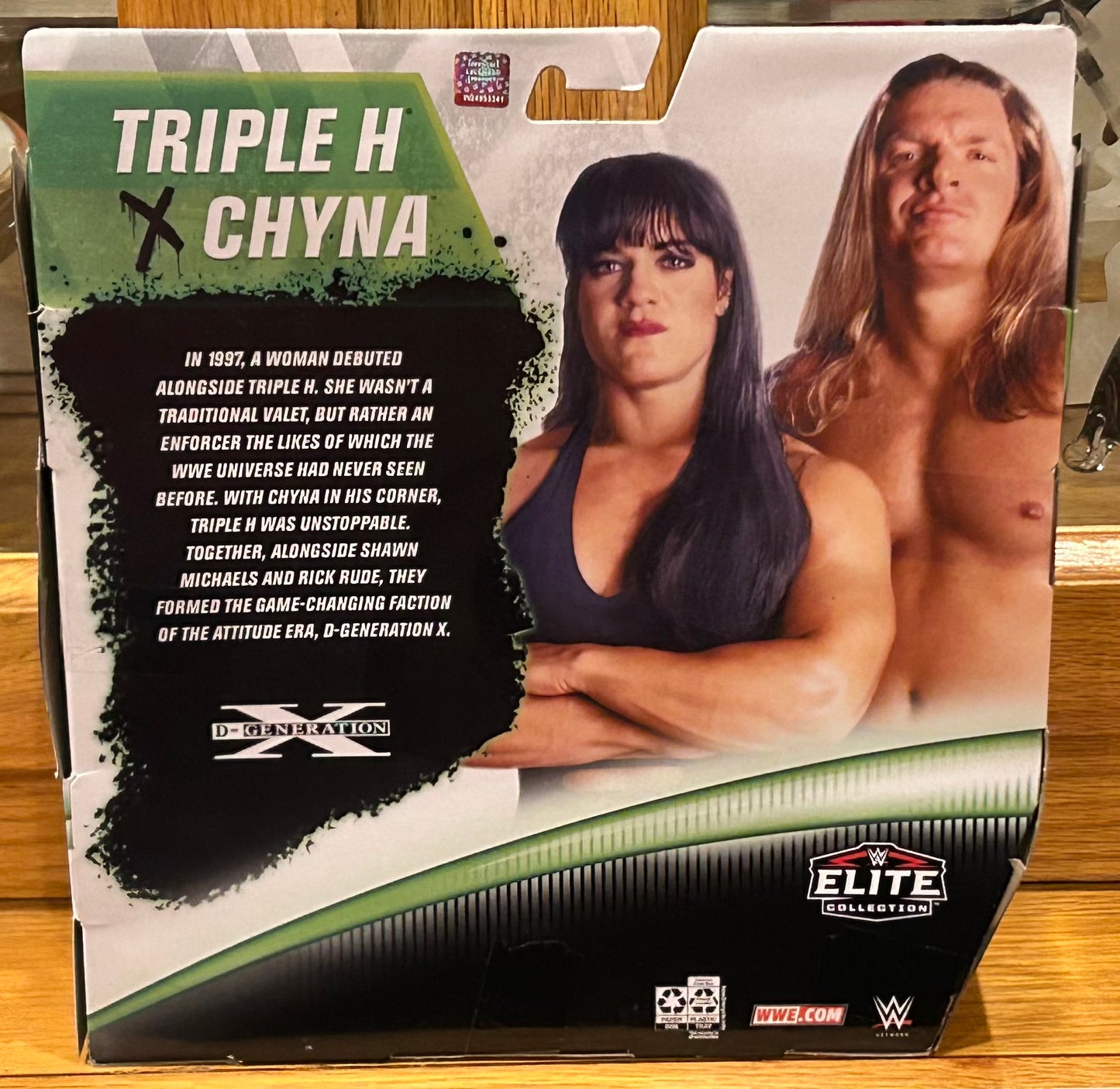 Chyna (2 Belts) & Triple H WWE Mattel Elite Action Figures