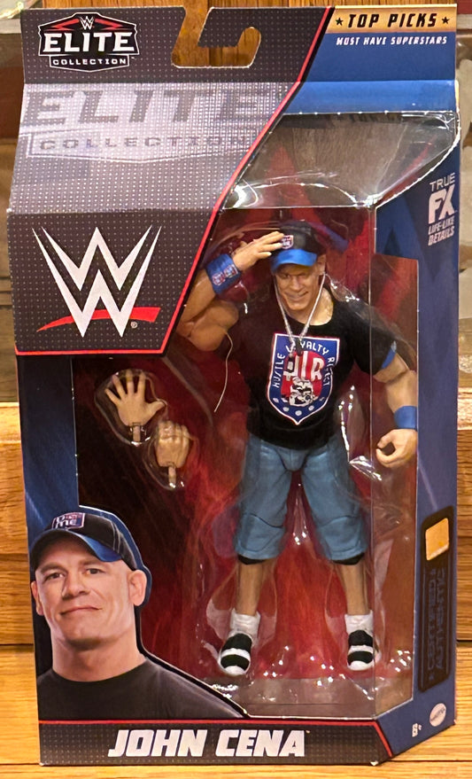 John Cena WWE Mattel Elite Top Picks Action Figure (Brand New, Sealed)