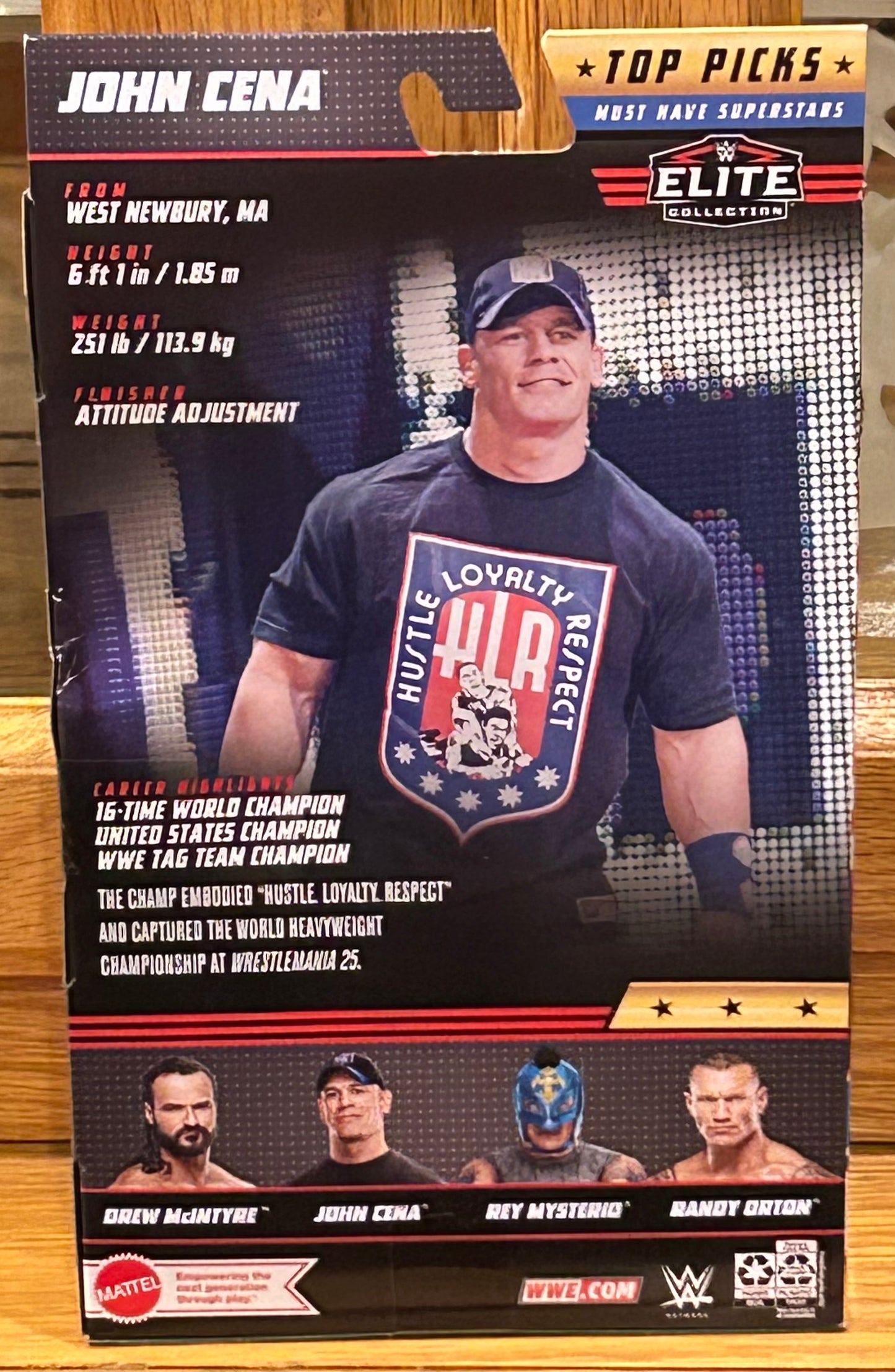 John Cena WWE Mattel Elite Top Picks Action Figure (Brand New, Sealed)
