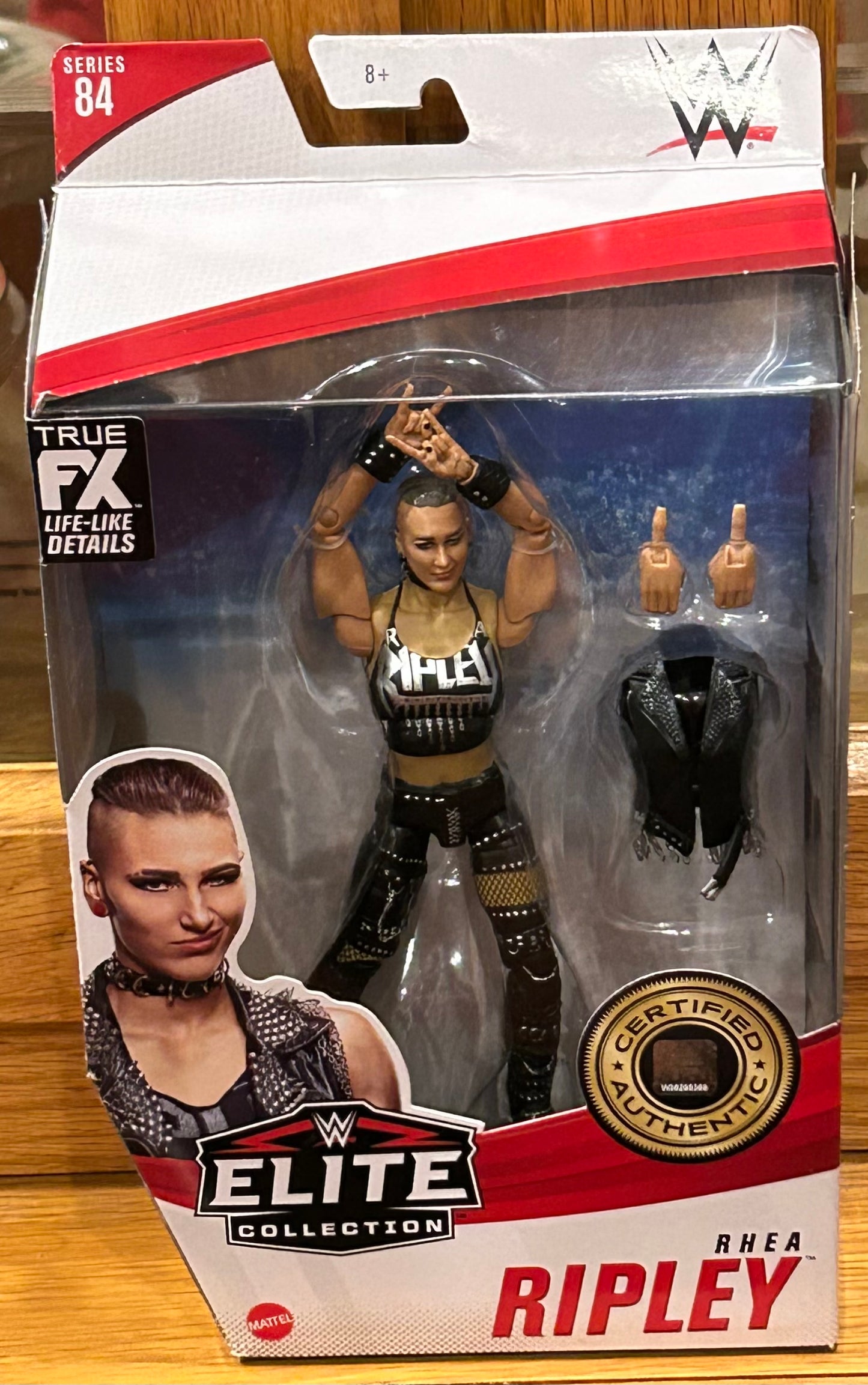 Rhea Ripley WWE Mattel Elite Series 84 Action Figure (Sealed, Never Opened)