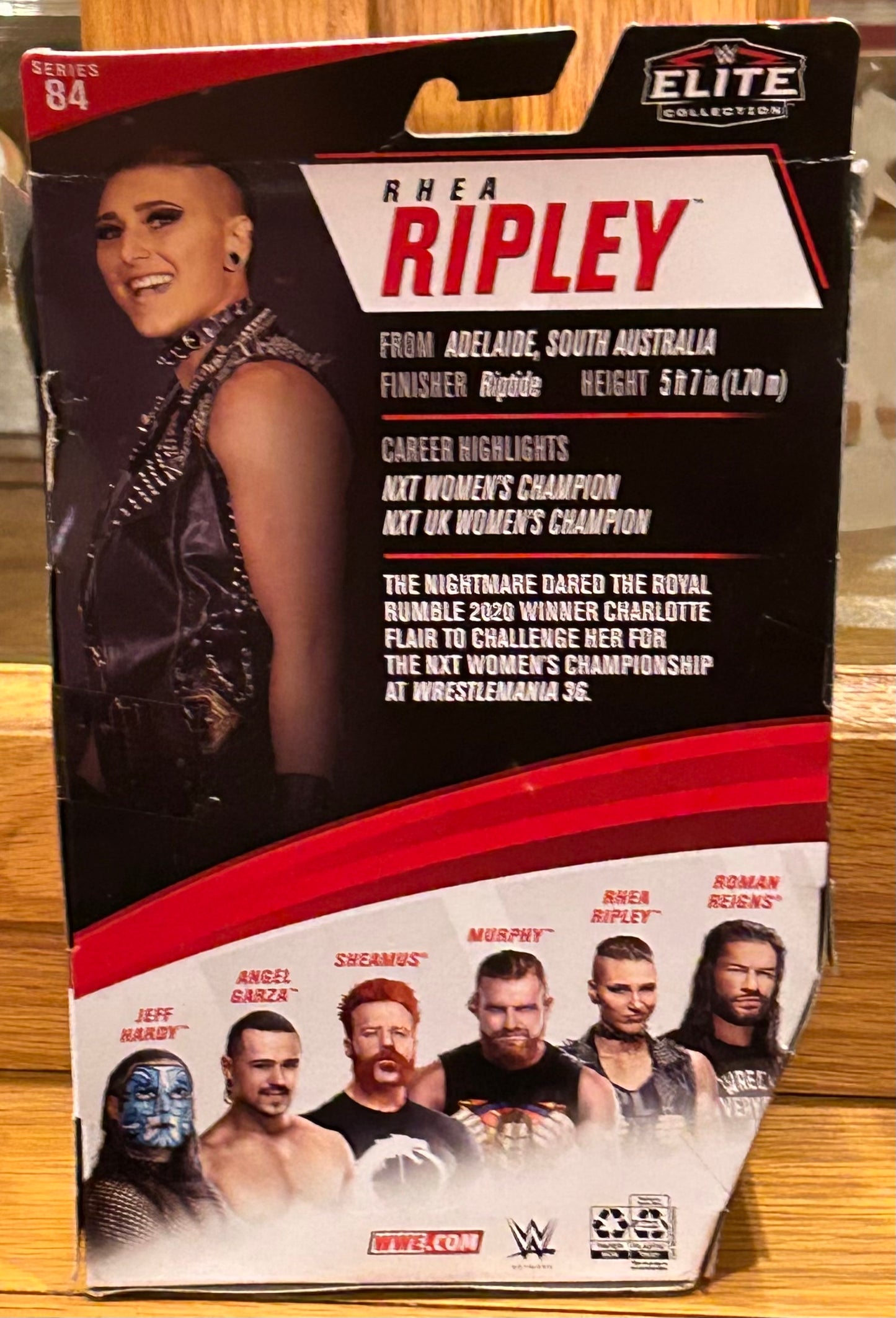 Rhea Ripley WWE Mattel Elite Series 84 Action Figure (Sealed, Never Opened)