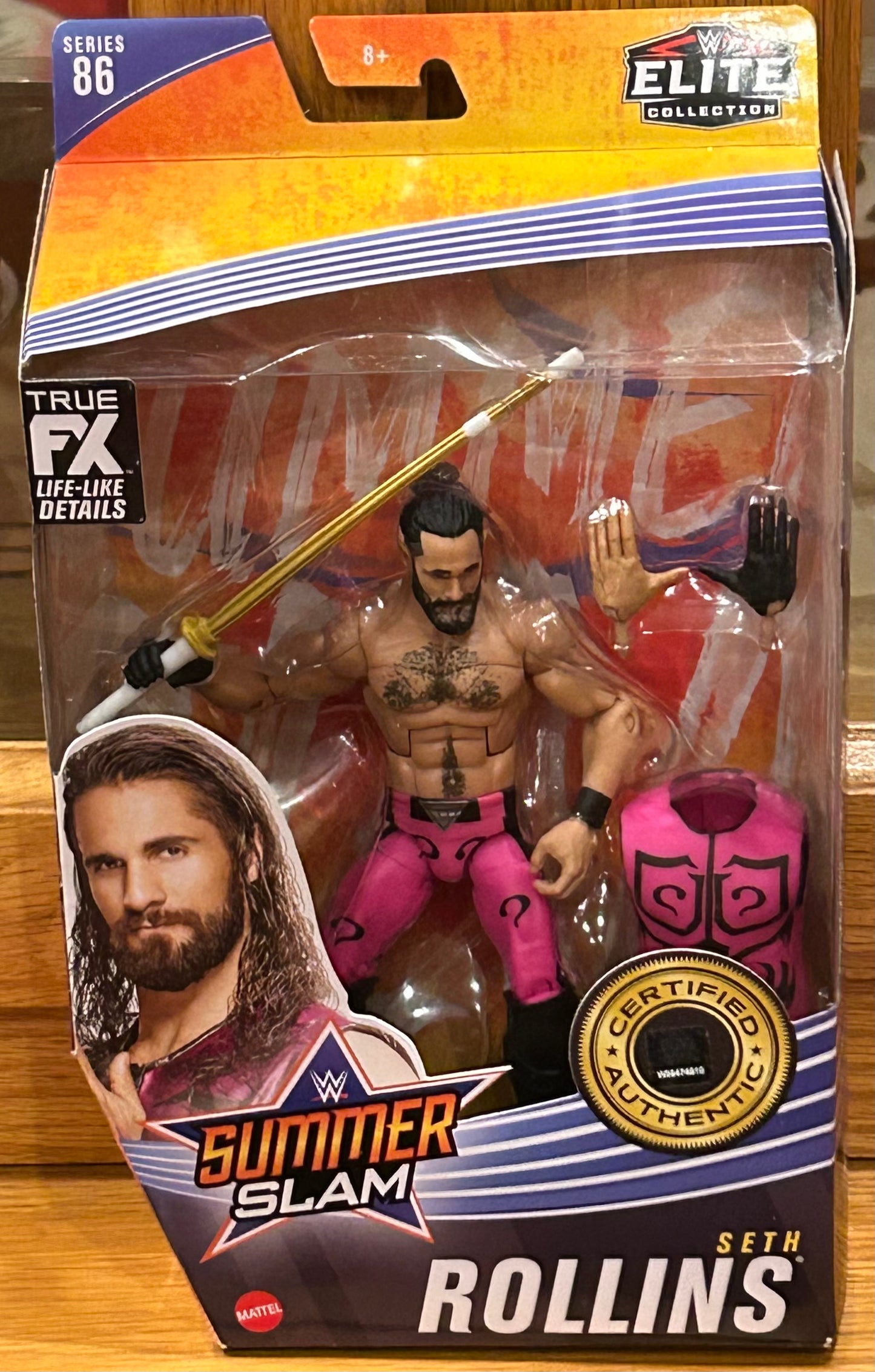 Seth Rollins WWE Mattel Elite Series 86 Action Figures (Sealed, Never Opened)