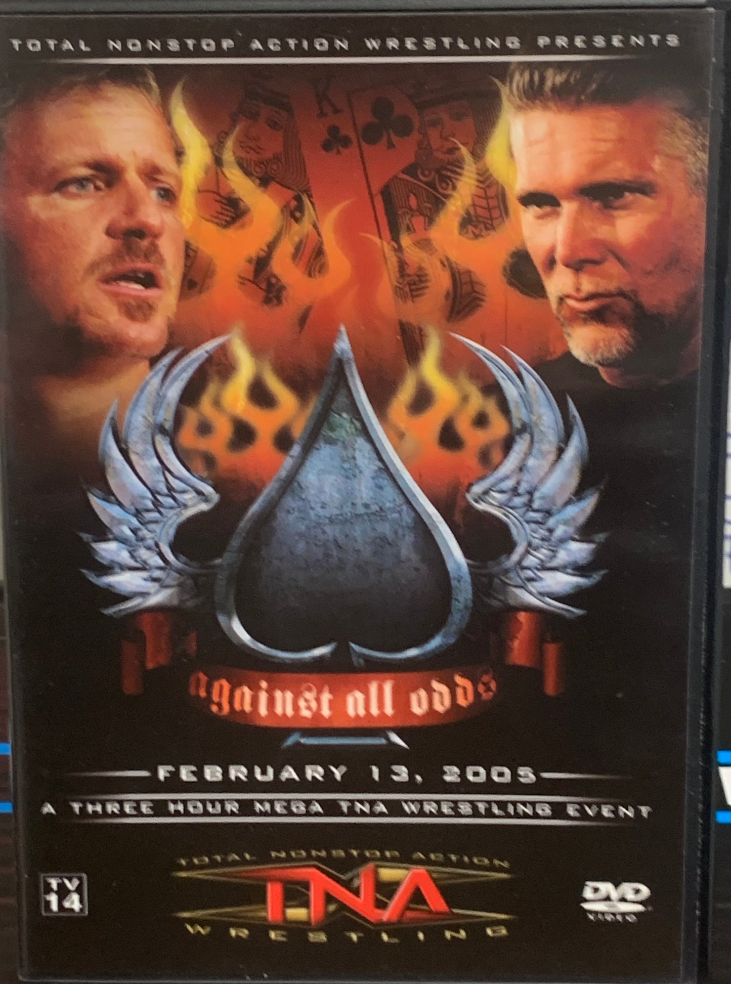 TNA DVD Against All Odd 2005” (2-Disc Set) AJ Styles, Jeff Hardy, Jarrett, Nash)