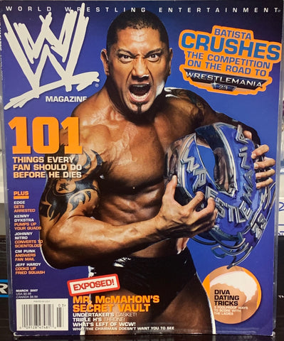 WWE Magazine March 2007 (Batista)!!!