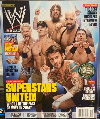 WWE Magazine December 2013 (CM Punk, John Cena, Dolph Ziggler)