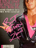 Bret “The Hitman” Hart SIGNED WWE Magazine (Comes w/COA)!!!