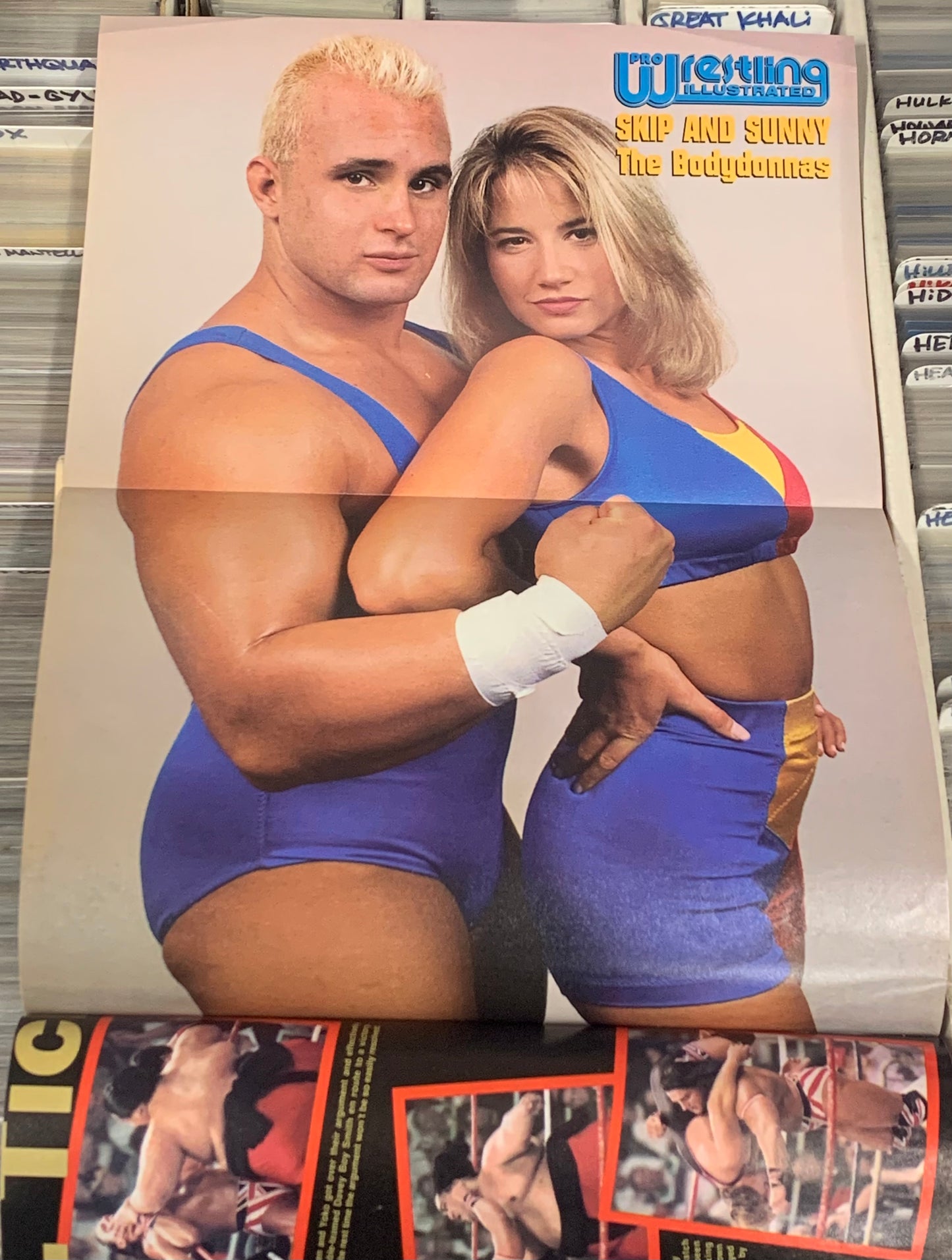 PWI Pro Wrestling Illustrated Magazine Dec. 1995 (Poster of Sunny & Chris Candido Inside)