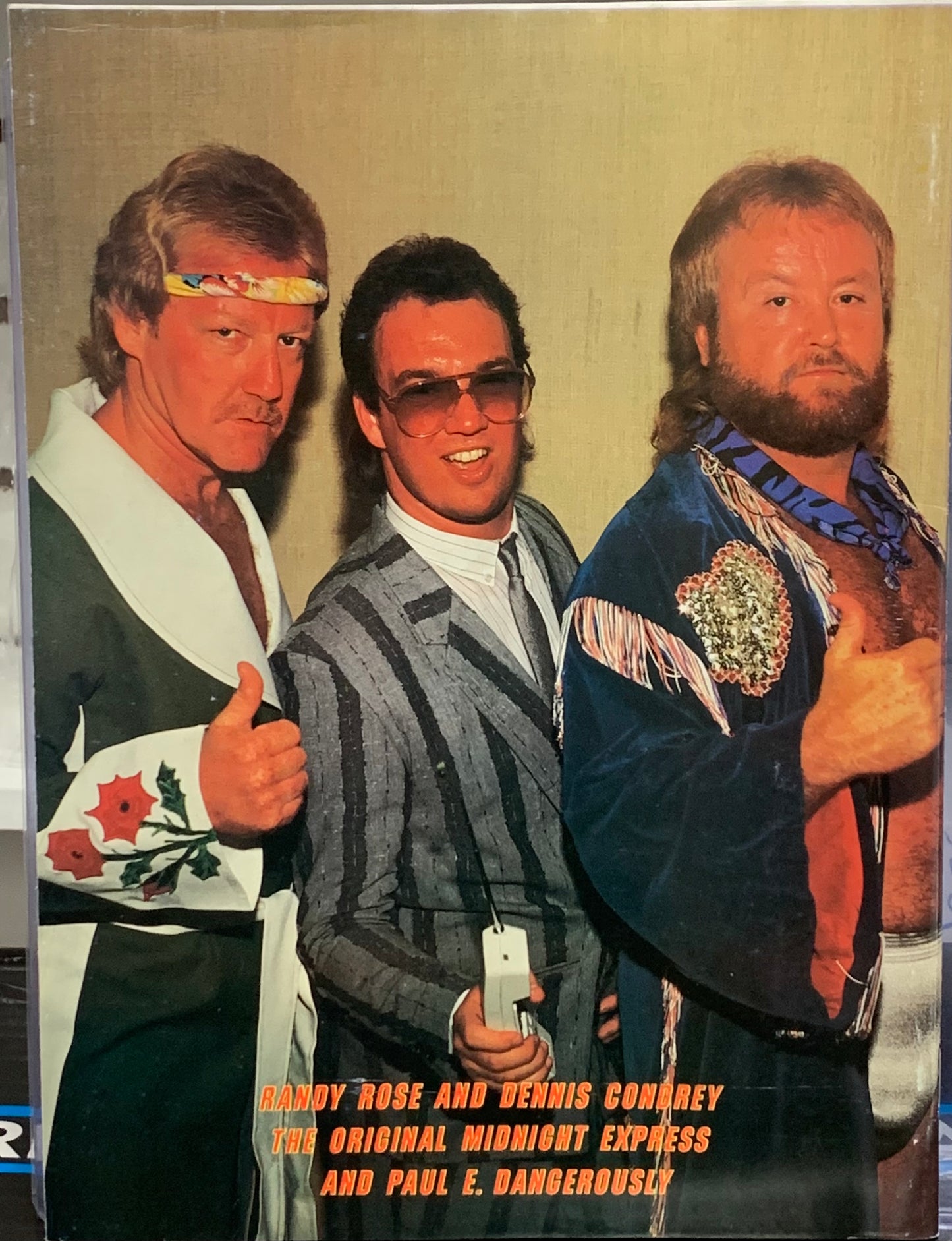 Gold Belt Wrestling Magazine April 1989 ROAD WARRIORS (Flair/Ivan & Nikita Koloff Poster)